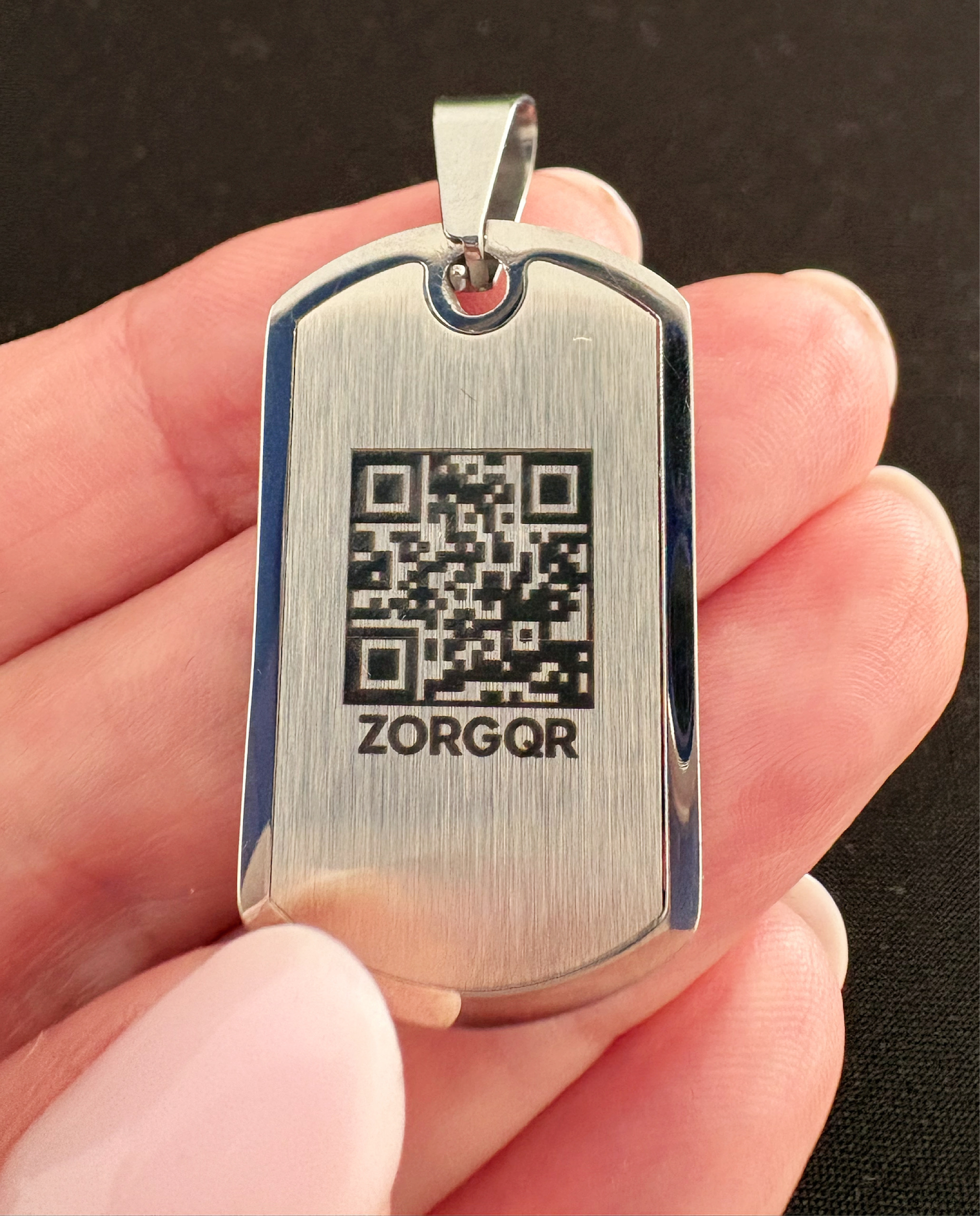 Silver QR Hanger 6